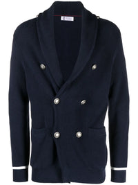Brunello Cucinelli Double-Breasted Cotton Cardigan