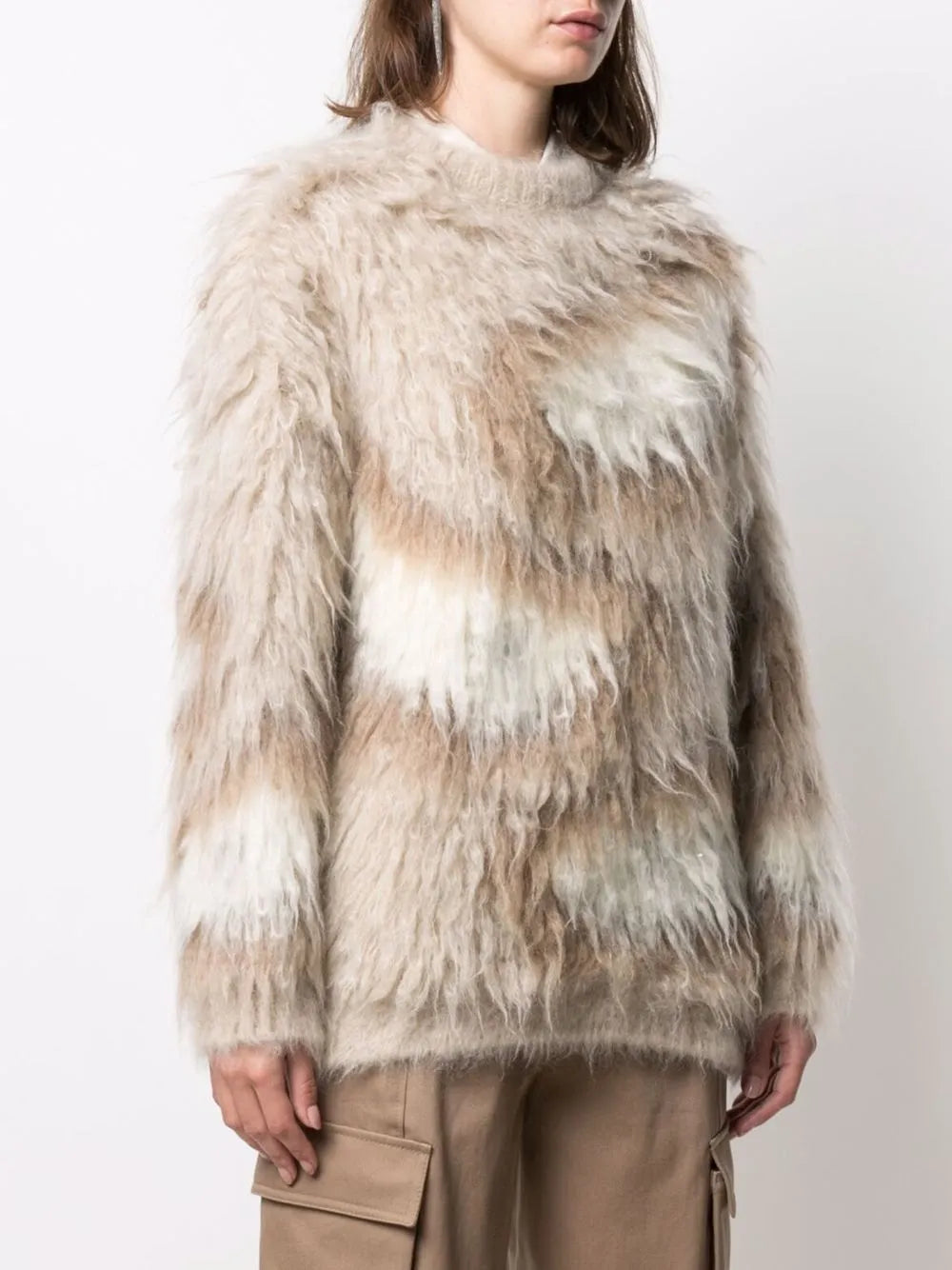 Brunello Cucinelli Brunello Cucinelli Mock Neck Mohair Sweater