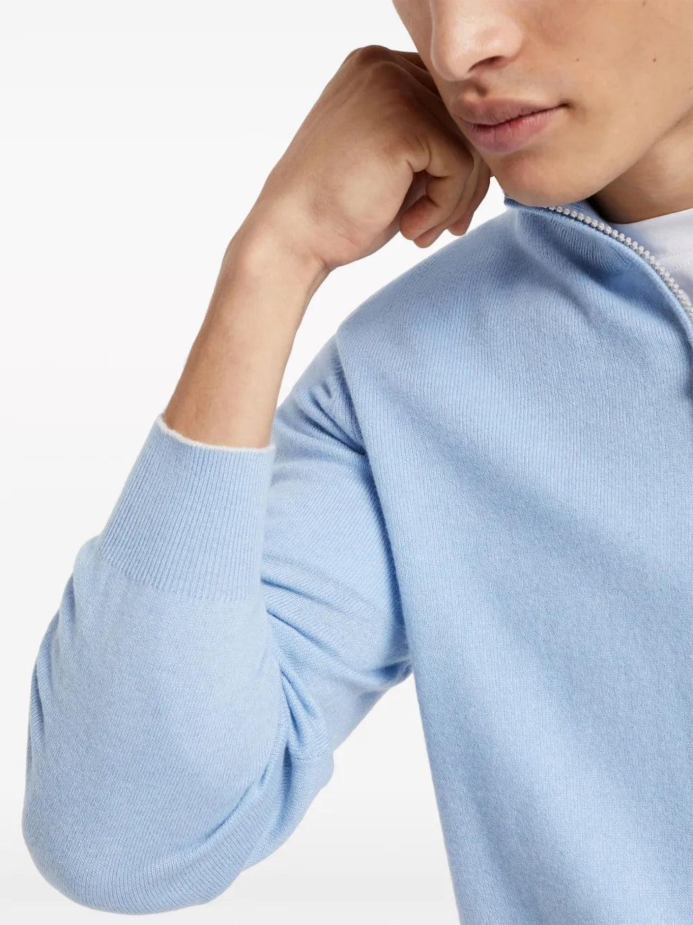 Brunello Cucinelli Brunello Cucinelli Zip-Up Cashmere Jumper