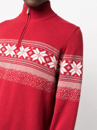 Brunello Cucinelli Brunello Cucinelli Fair Isle Zip-Neck Jumper