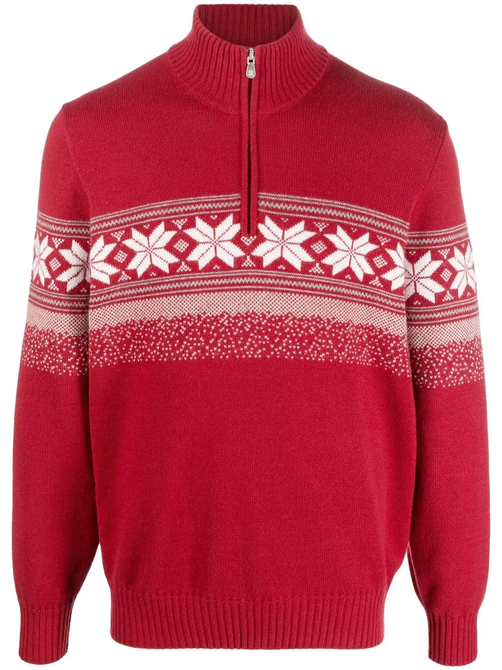 Brunello Cucinelli Brunello Cucinelli Fair Isle Zip-Neck Jumper