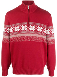 Brunello Cucinelli Brunello Cucinelli Fair Isle Zip-Neck Jumper