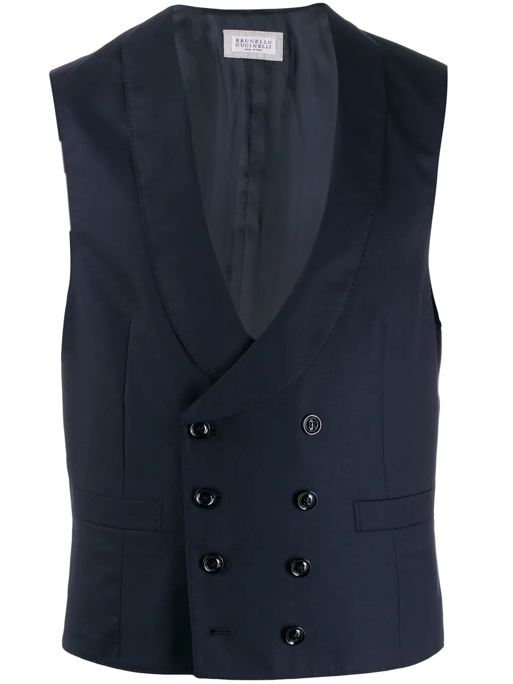 Brunello Cucinelli Brunello Cucinelli Double Buttoned Sleeveless Waistcoat