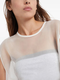 Brunello Cucinelli Brunello Cucinelli Sheer Sleeveless Blouse