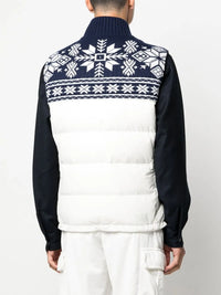 Brunello Cucinelli Brunello Cucinelli Fair Isle Panelled Gilet