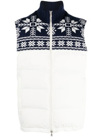 Brunello Cucinelli Brunello Cucinelli Fair Isle Panelled Gilet