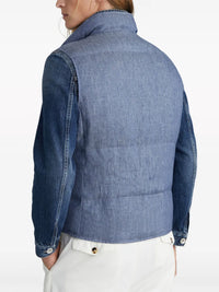 Brunello Cucinelli Padded Linen Gilet