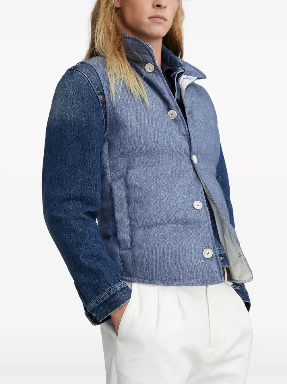 Brunello Cucinelli Padded Linen Gilet
