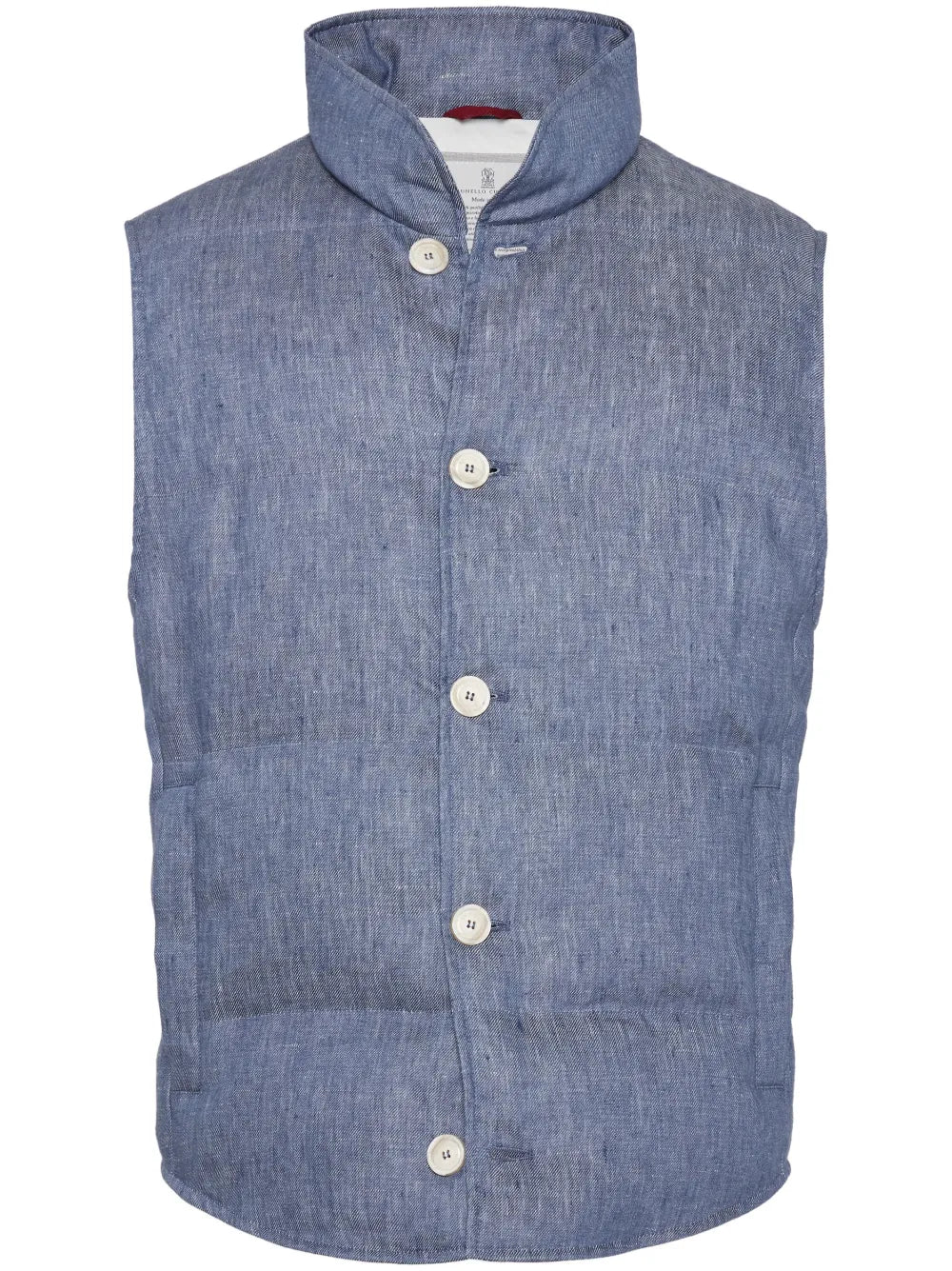 Brunello Cucinelli Padded Linen Gilet