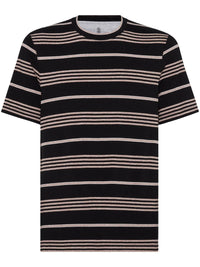 Brunello Cucinelli Brunello Cucinelli Striped Cotton T-Shirt