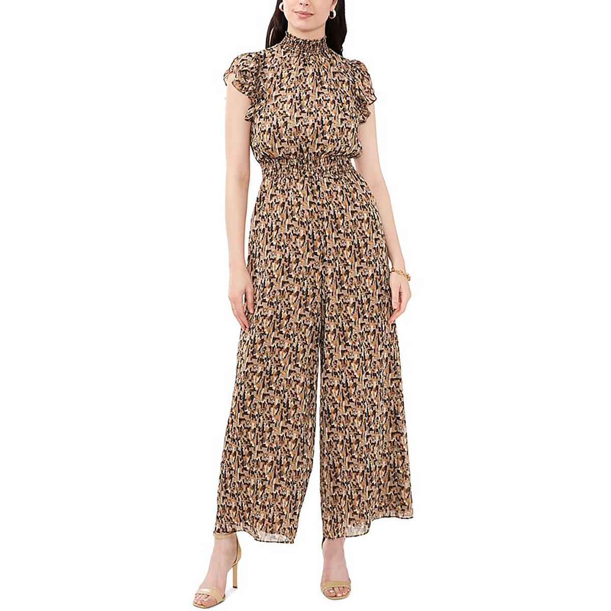 Womens Printed Polyester Jumpsuit