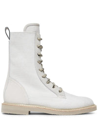 Brunello Cucinelli Brunello Cucinelli Leather Combat Boots