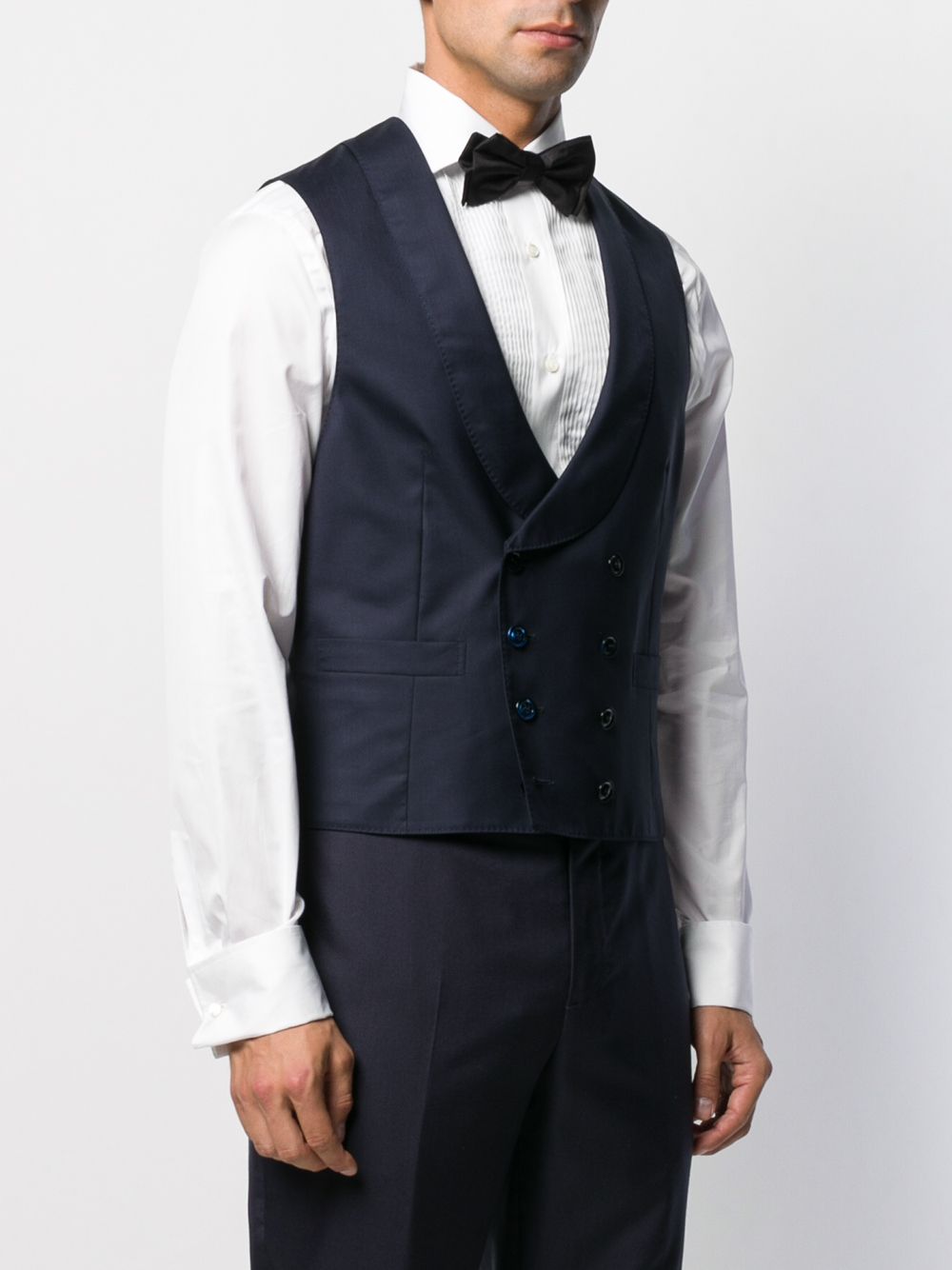 Brunello Cucinelli Brunello Cucinelli Double Buttoned Sleeveless Waistcoat