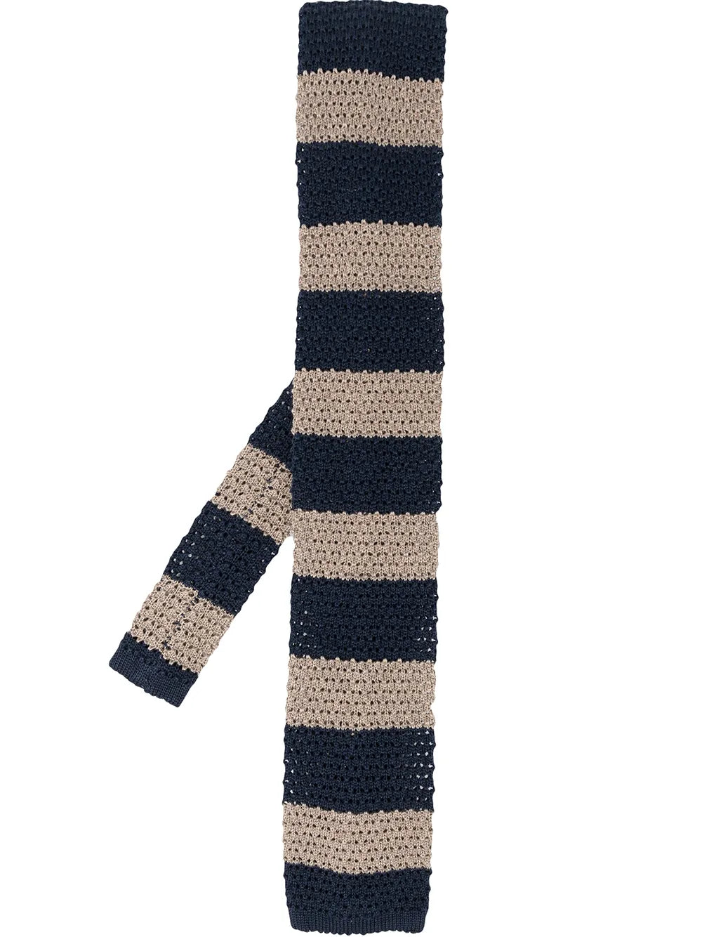 Brunello Cucinelli Striped Knitted Tie