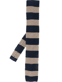 Brunello Cucinelli Striped Knitted Tie