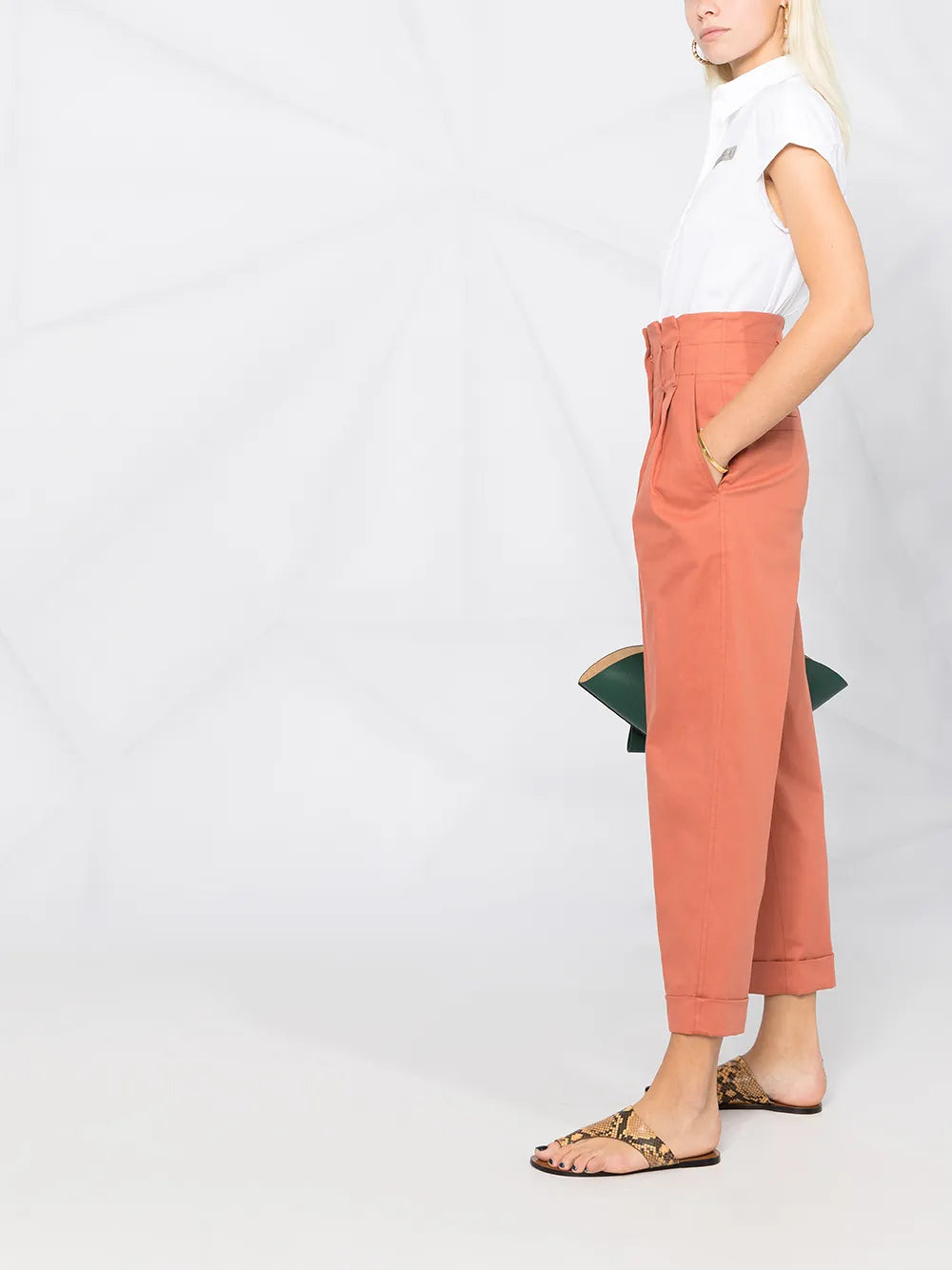 Brunello Cucinelli Cropped Straight-Leg Trousers