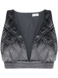 Brunello Cucinelli Brunello Cucinelli Quilted Cropped Top