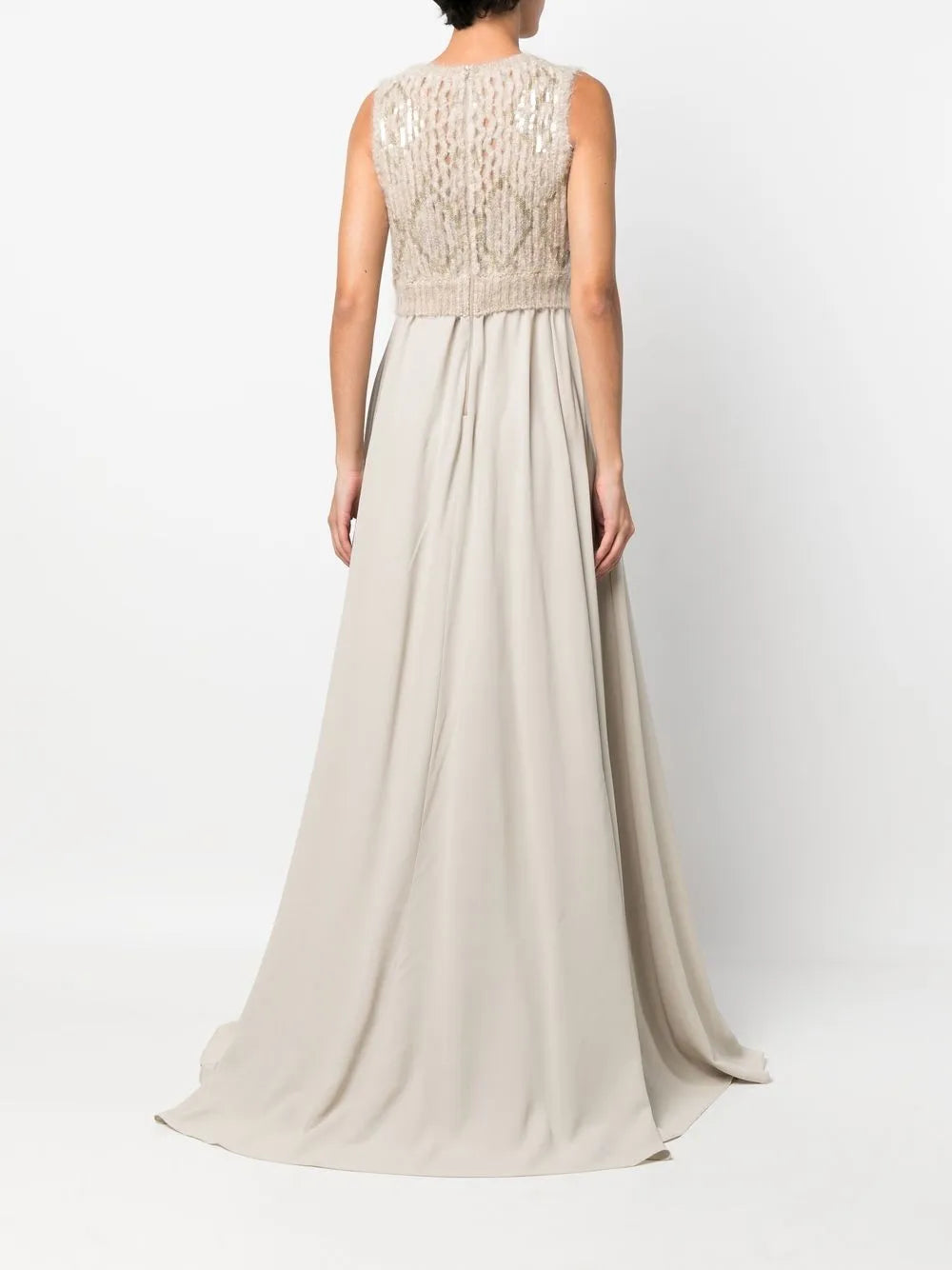 Brunello Cucinelli Brunello Cucinelli Sequin-Embellished Sleeveless Gown