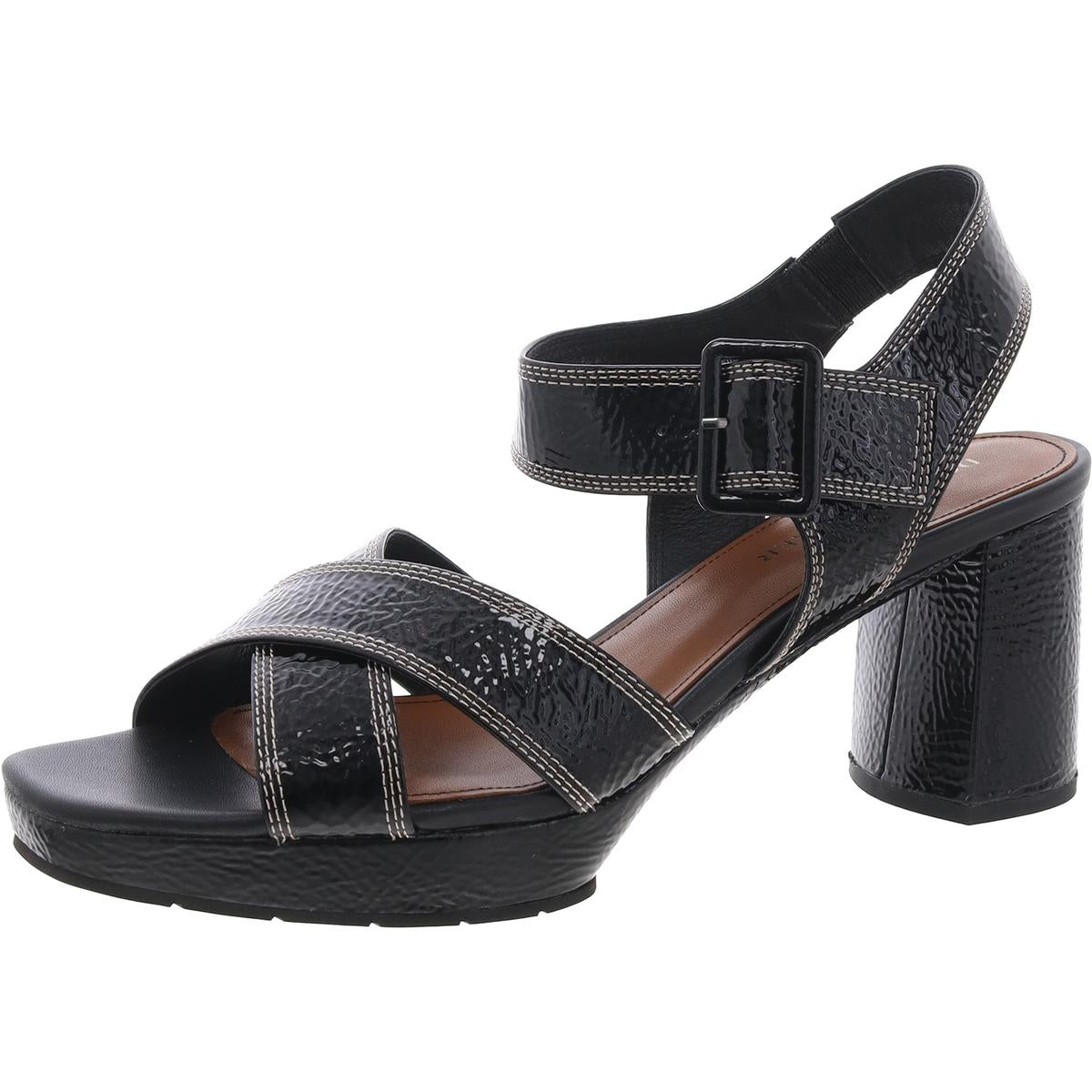 Womens Buckle Heels