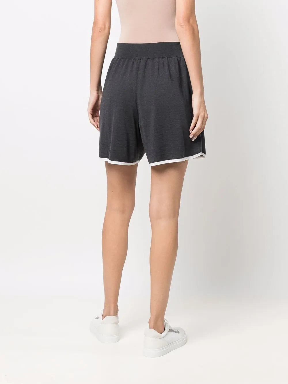 Brunello Cucinelli Brunello Cucinelli Cashmere-Blend Elastic Waist Shorts