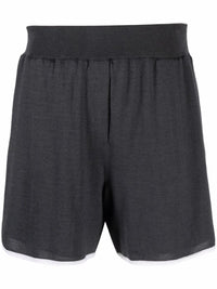 Brunello Cucinelli Brunello Cucinelli Cashmere-Blend Elastic Waist Shorts