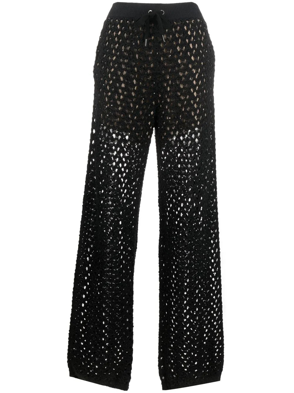 Brunello Cucinelli Brunello Cucinelli Open-Knit Wide-Leg Trousers