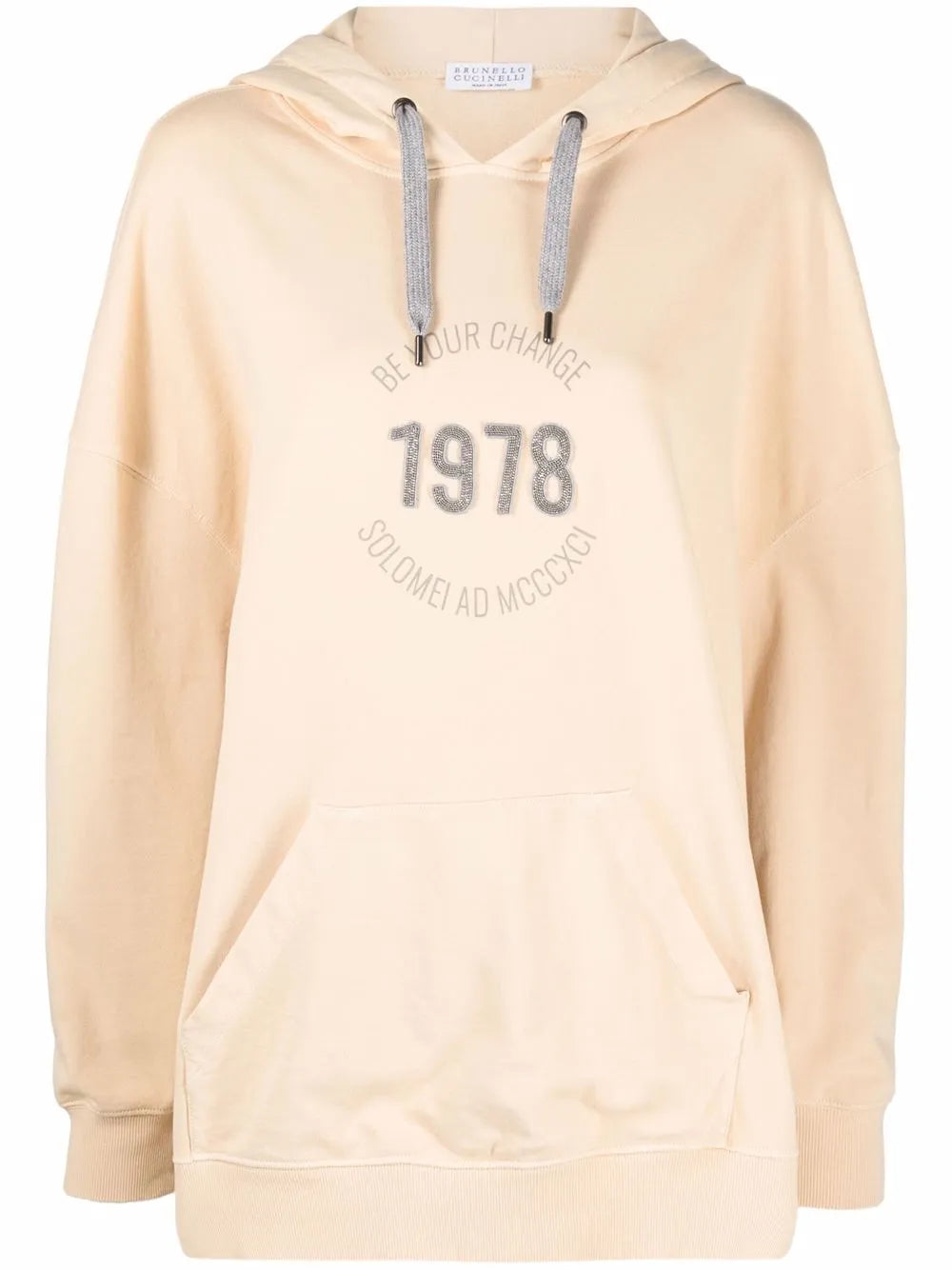 Brunello Cucinelli Brunello Cucinelli Logo-Print Pullover Hoodie