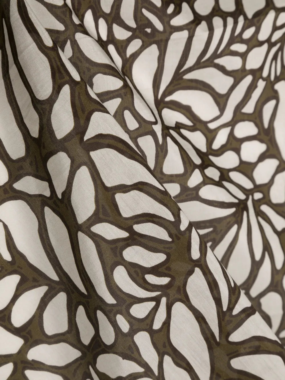 Brunello Cucinelli All-Over Botanical Print Scarf