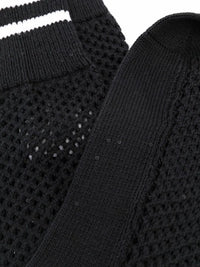 Brunello Cucinelli Striped Edge Mesh Socks