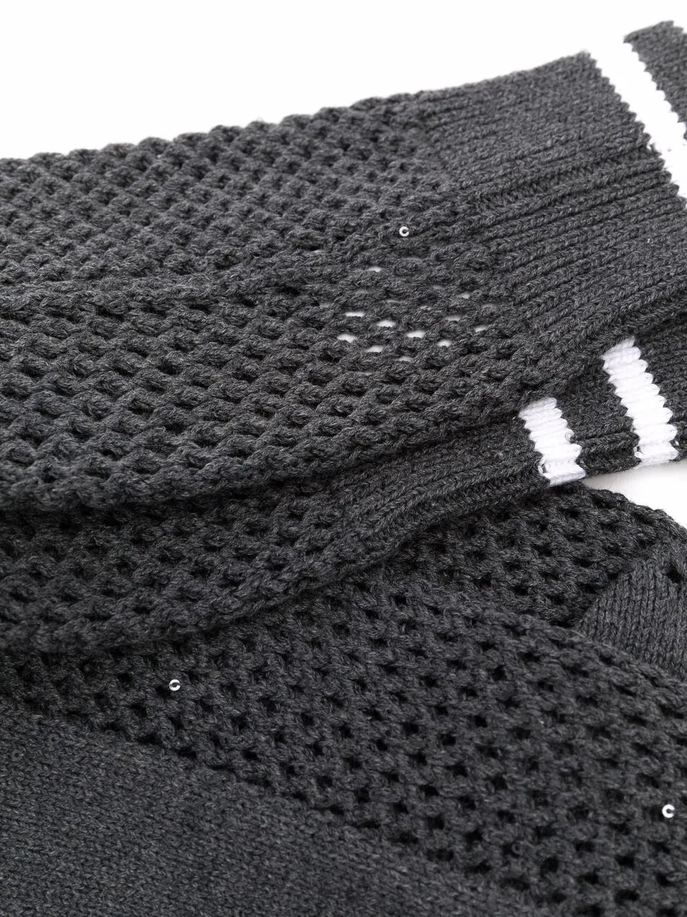 Brunello Cucinelli Striped Edge Mesh Socks