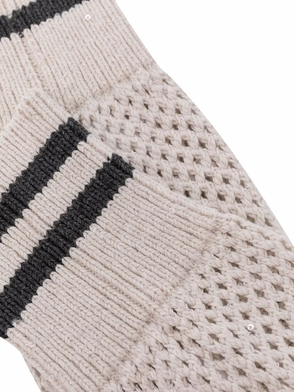 Brunello Cucinelli Brunello Cucinelli Perforated-Detail Ankle Socks