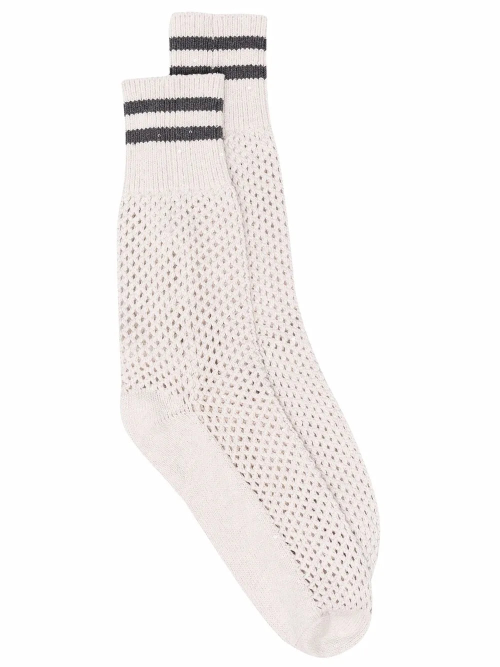 Brunello Cucinelli Brunello Cucinelli Perforated-Detail Ankle Socks