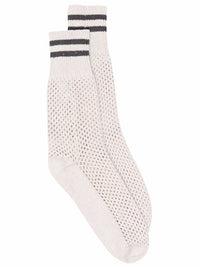 Brunello Cucinelli Brunello Cucinelli Perforated-Detail Ankle Socks