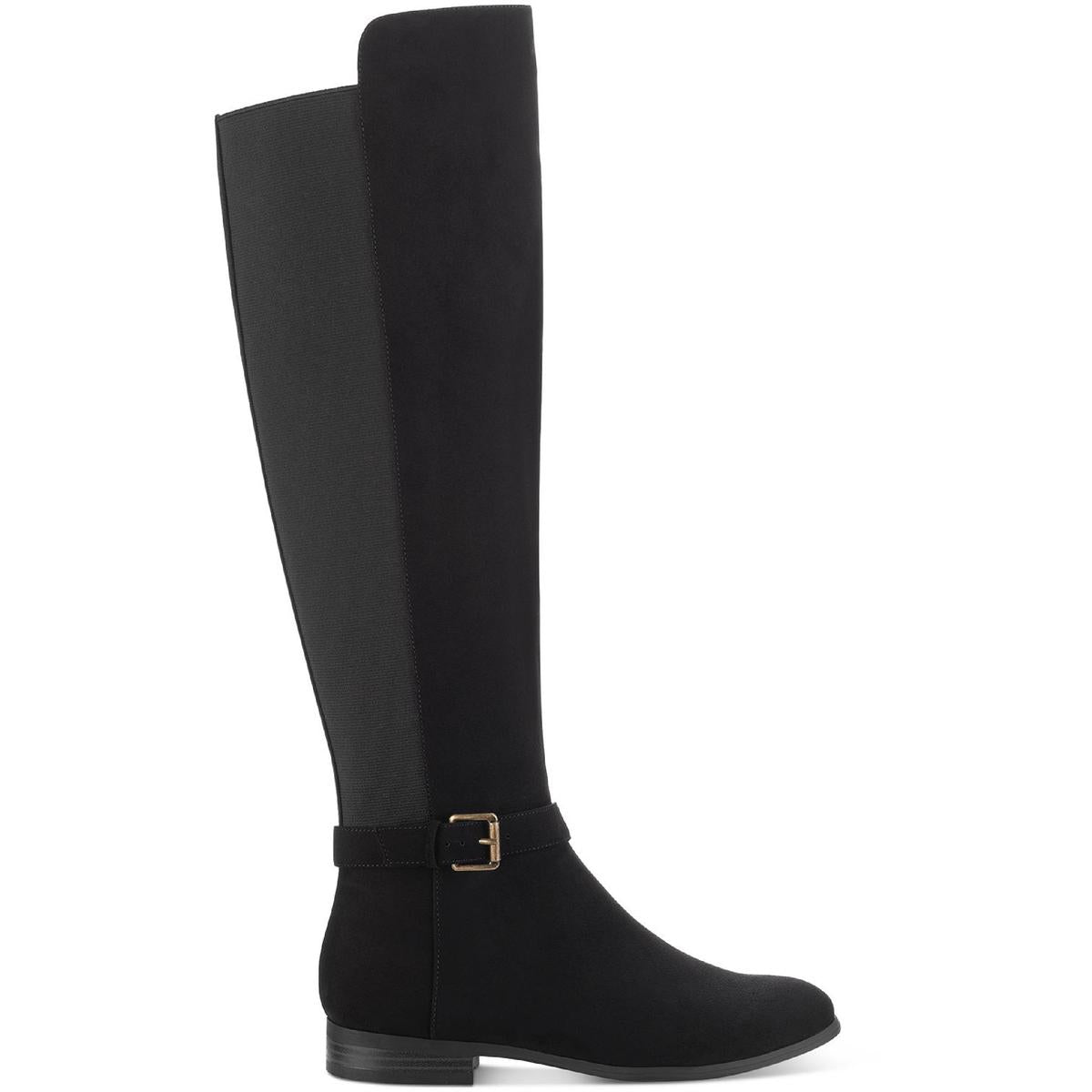 Kimmball Womens Solid Tall Over-The-Knee Boots