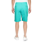 Mens Classic Fit Flat Front Bermuda Shorts