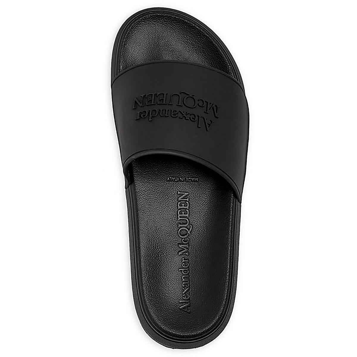 Womens Slide On Flat Slide Sandals