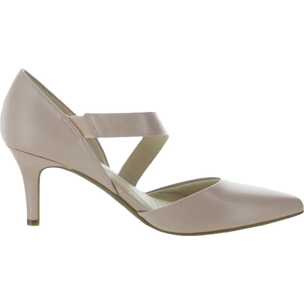 Suki Womens Padded Insole Slip On D'Orsay Heels