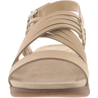 Marlis Womens Leather Padded Sole Slingback Sandals