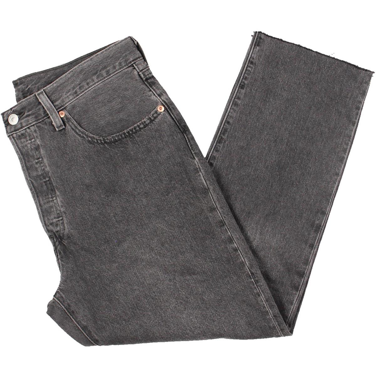 Womens Cotton Denim Cropped Jeans