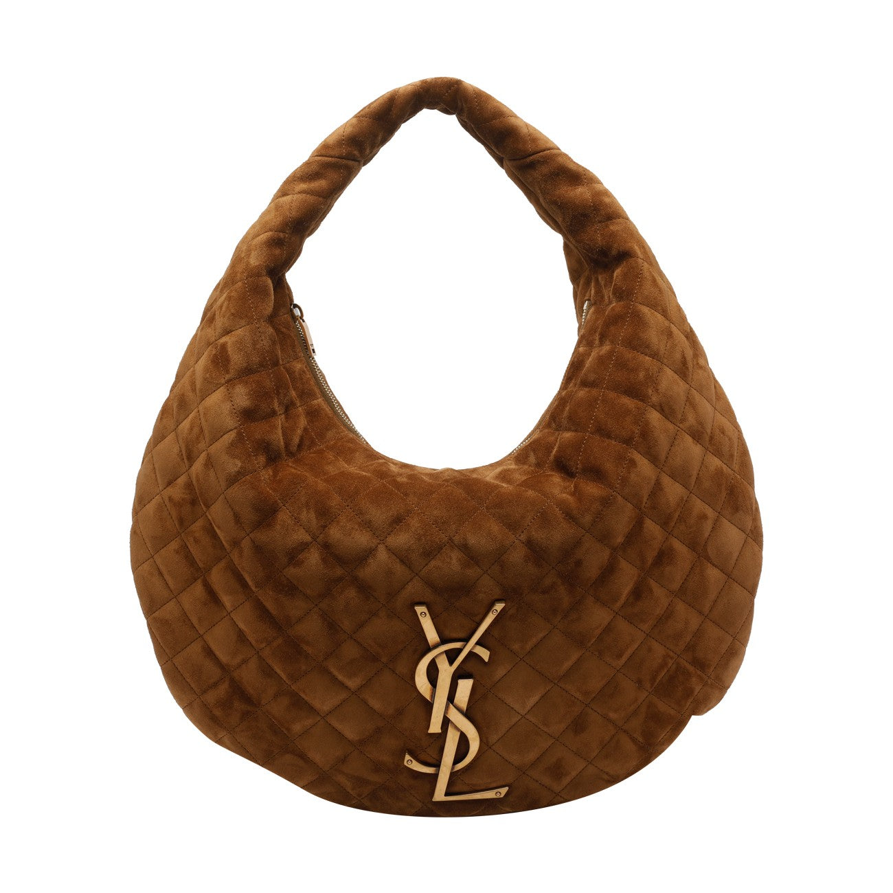Saint Laurent Saint Laurent Women Icare Suede Quilted Hobo Bag