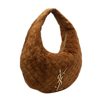 Saint Laurent Saint Laurent Women Icare Suede Quilted Hobo Bag