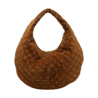 Saint Laurent Saint Laurent Women Icare Suede Quilted Hobo Bag