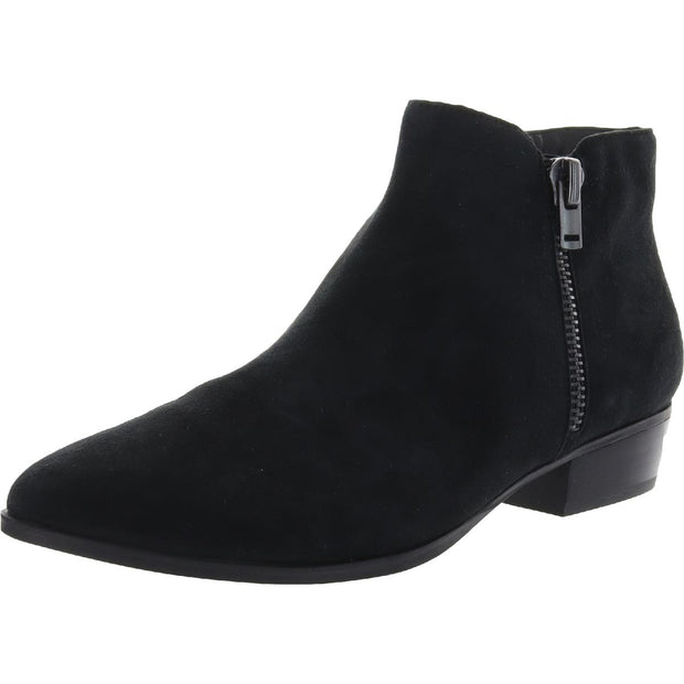 Blair Womens Zipper Pointed Toe Ankle Boots