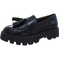 Balinna Womens Loafer Heels Black Black Synthetic