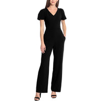 Womens Crepe Formal Jumpsuit
