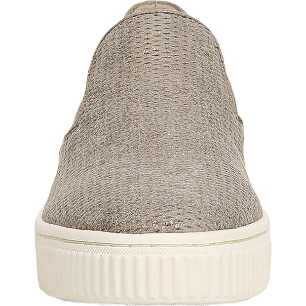 Tia Womens Faux Leather Comfort Slip-On Sneakers