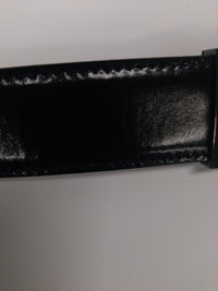 Romeo Gigli C956/3R NERO.MORO Black/Brown Leather Adjustable Mens Belt