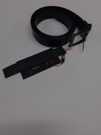 Romeo Gigli C956/3R NERO.MORO Black/Brown Leather Adjustable Mens Belt