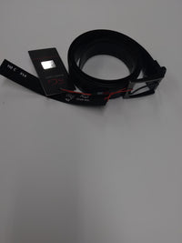 Romeo Gigli C956/3R NERO.MORO Black/Brown Leather Adjustable Mens Belt