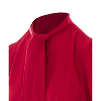Gucci Women Interlocking G Chain Silk Jacquard Shirt